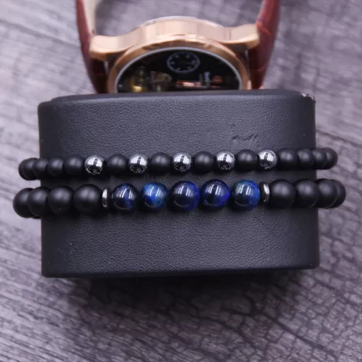 bracelet de distance perle naturelle